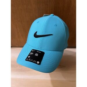 NWT Nike Dri-FIT Club Cap Structured Swoosh Hat M/L Unisex Teal Black